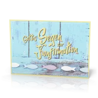 Doppelkarte Konfirmation Fische