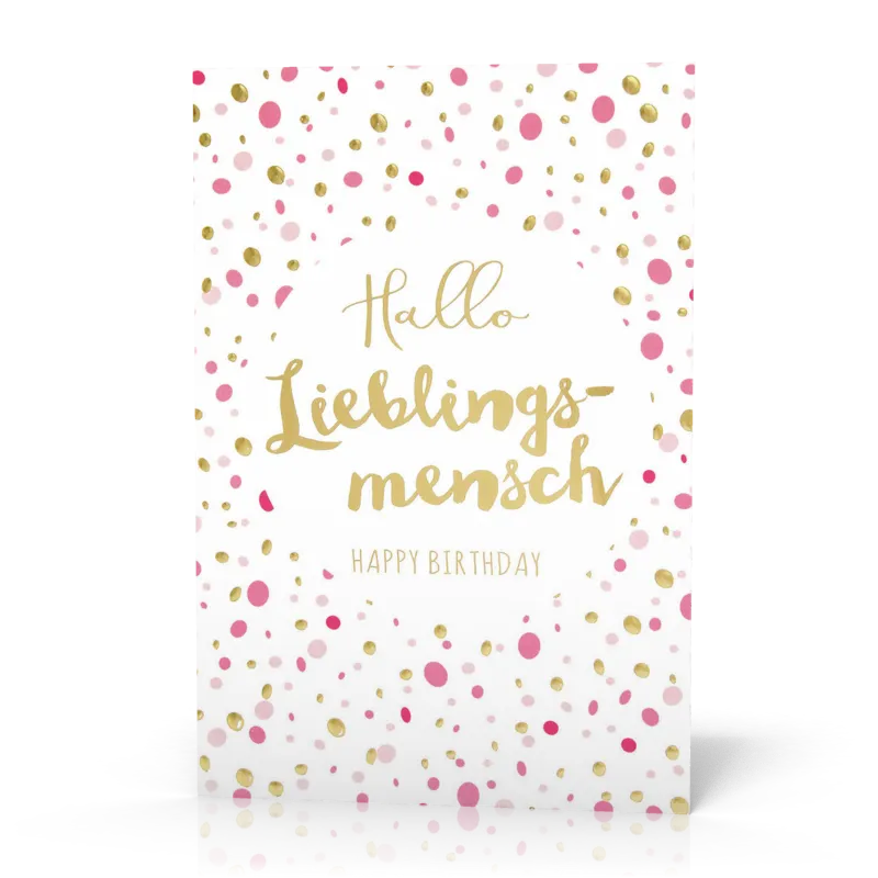 Doppelkarte Lieblingsmensch