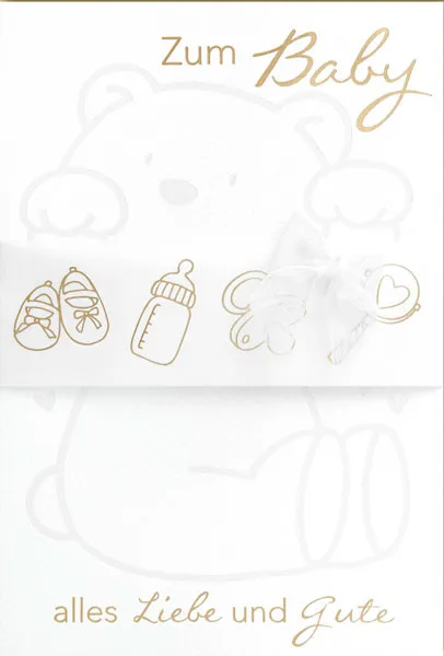 Doppelkarte Fläschchen