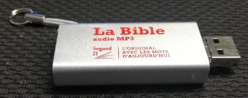 Bibel Segond 21 audio, französisch - [clé usb]