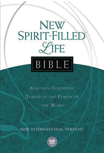 Englisch, Bibel New International Version, New Spirit Filled Life, kartonniert, weiss/türkis