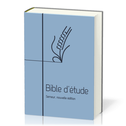 Bible d'étude Semeur 2015, bleu clair - couverture souple, vivella
