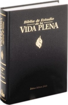 Spanisch, Studienbibel volles Leben Reina Valera 1960, Leder, schwarz