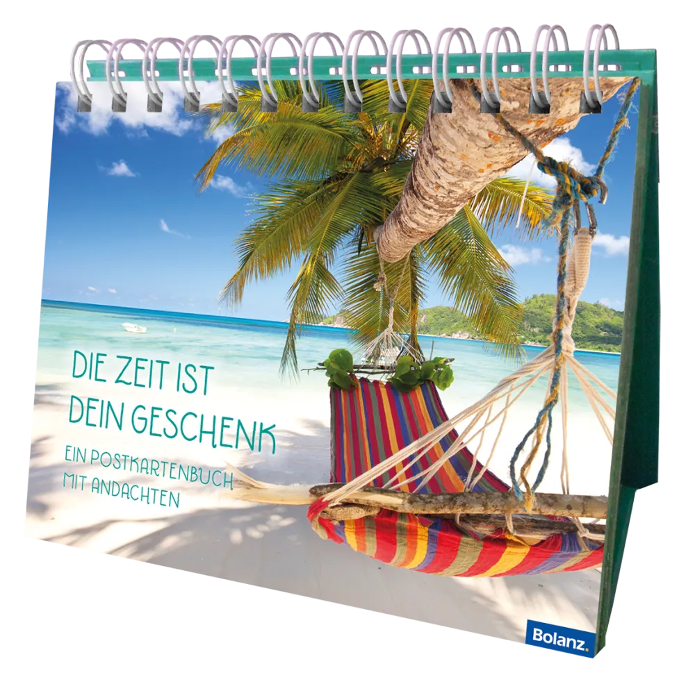 Postkarten Aufstellbuch Die Zeit ist dein Geschenk
