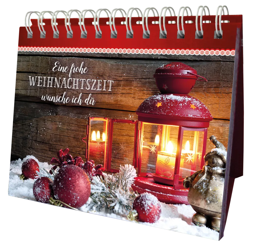 Aufstellbuch Eine frohe Weihnachtszeit wünsch ich dir
