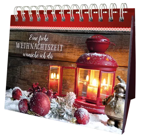 Aufstellbuch Eine frohe Weihnachtszeit wünsch ich dir