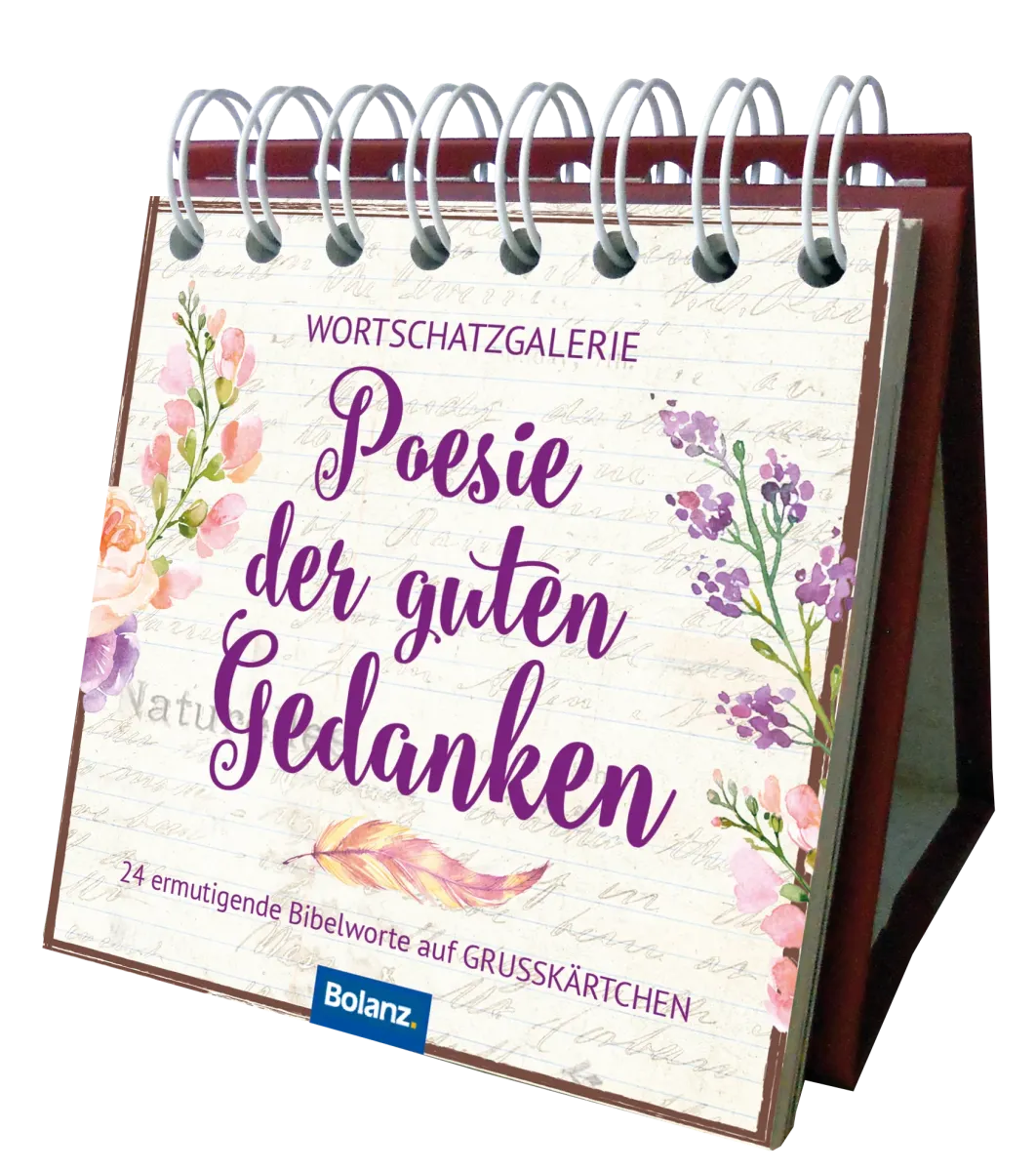 Mini Aufstellbuch Poesie der guten Gedanken