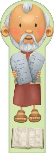 Petits héros de la Bible (Les) - Marque-page 3D Moïse
