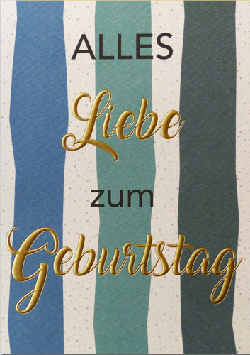 Doppelkarte Alles Liebe