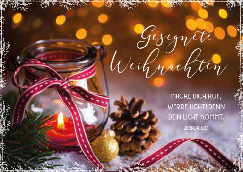 PK Weihnachten 12 Stück Werde Licht