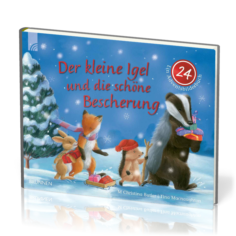 Der kleine Igel und die schöne Bescherung - Adventaufstellbuch