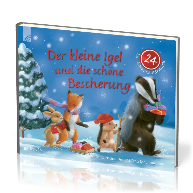 Der kleine Igel und die schöne Bescherung - Adventaufstellbuch