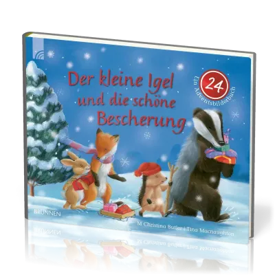 Der kleine Igel und die schöne Bescherung - Adventaufstellbuch