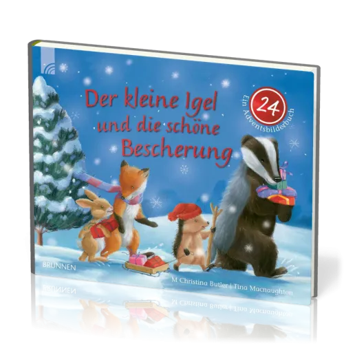 Der kleine Igel und die schöne Bescherung - Adventaufstellbuch
