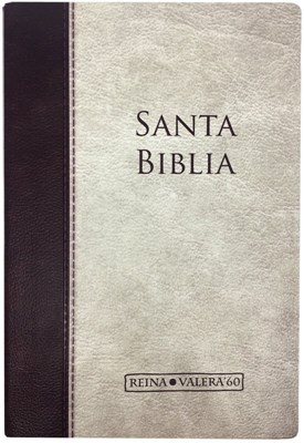 Spanisch, Bibel Reina Valera 1960, Kunstleder, zweifärbig  braun/creme