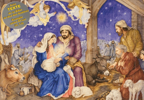 Petit Jésus est né - Calendrier de l'Avent