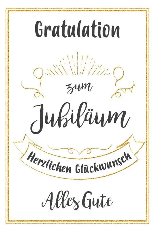 Doppelkarte Gratulation