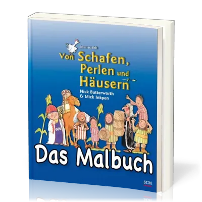 Von Schafen, Perlen und Häusern - Das Malbuch