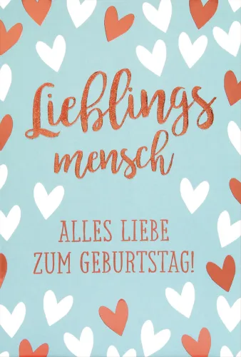 Doppelkarte Lieblingsmensch