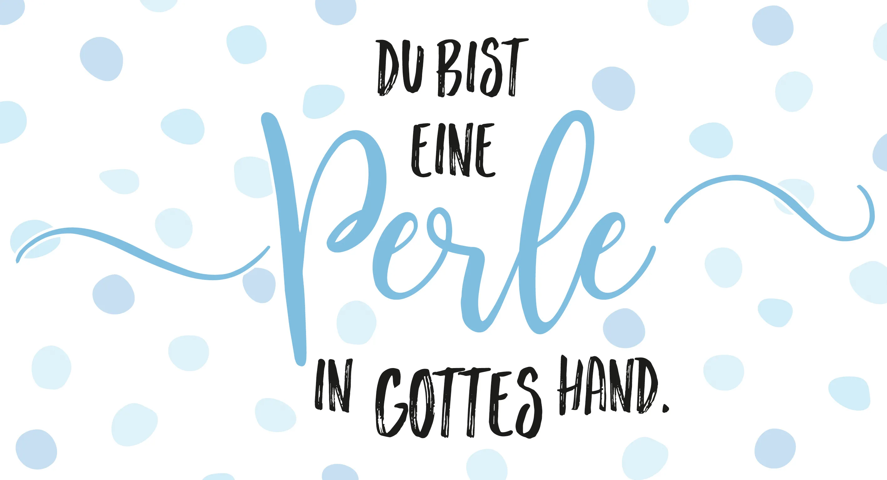 Wandschmuckschild Perle