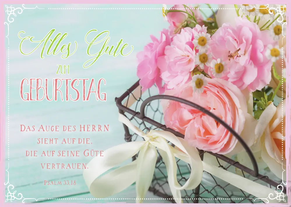 Minikarten Geburtstag - Set mit 4 verschiedenen Motiven ä 3 Stück