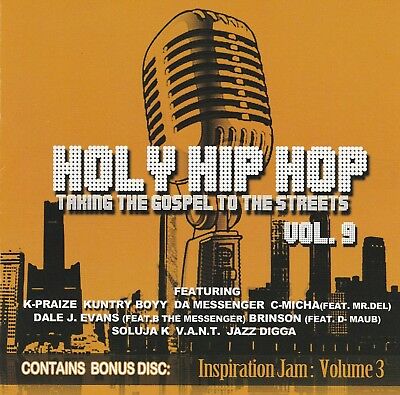 HOLY HIP-HOP VOL.9- TAKING THE GOSPEL TO THE STREETS 2CD - + BONUS DISC INSPIRATION JAM VOL.3