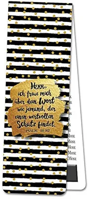 Herr, ich freue mich über dein Wort... - Magnet-Lesezeichen mit alphab. Bibel-Register