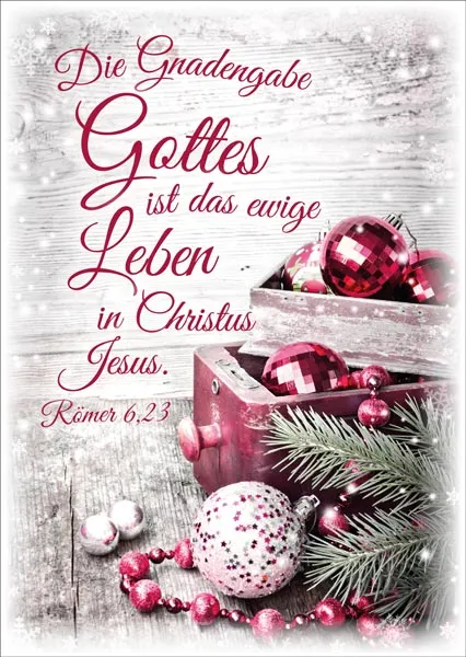 PK CHRISTBAUMSCHMUCK, 12 STÜCK - POSTKARTE