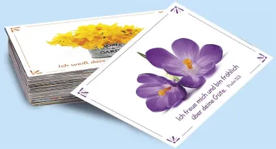 Neujahrslose 100 Stück Blumen