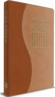 Bible Segond 1880 révisée, compacte, duo caramel - couverture souple, vivella, tranche or