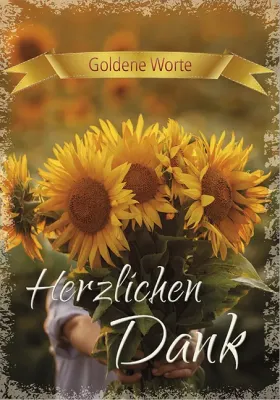 Herzlichen Dank - Goldene Worte