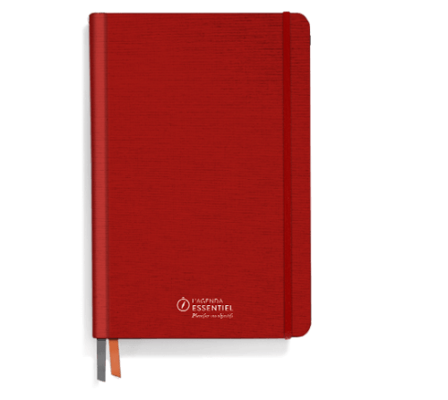 Agenda Essentiel, rouge (L') - Planifier vos objectifs