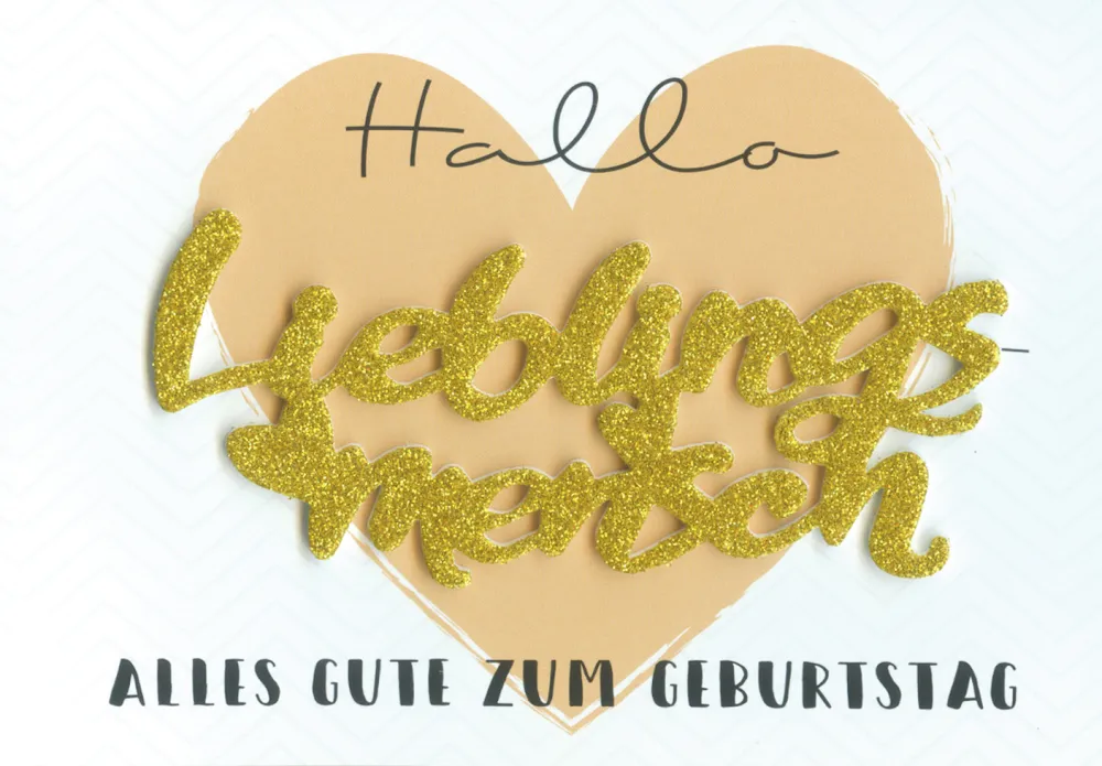 Doppelkarte Lieblingsmensch