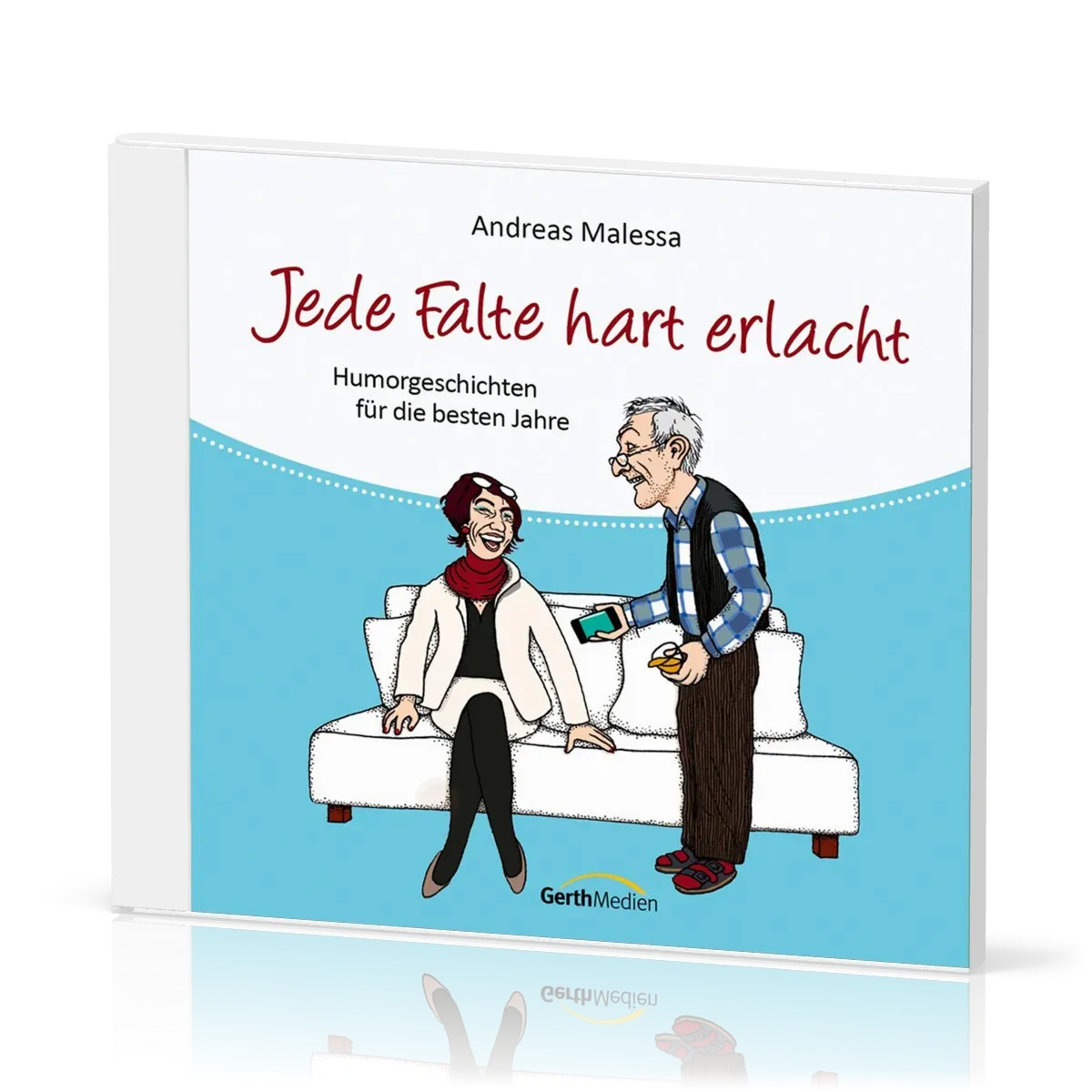 Jede Falte hart erlacht -Hörbuch 2 CDs - 
Humorgeschichten für die besten Jahre - gelesen vom Auto