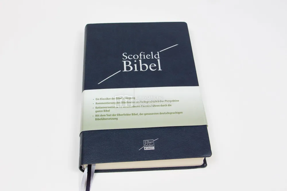 Scofield Bibel Elberfelder, Kunstleder, gebunden - einspaltig