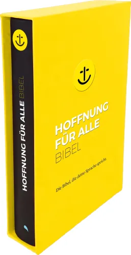 Hoffnung für alle - Black Hope Geschenkbibel (Kunstleder im gelben Schuber)