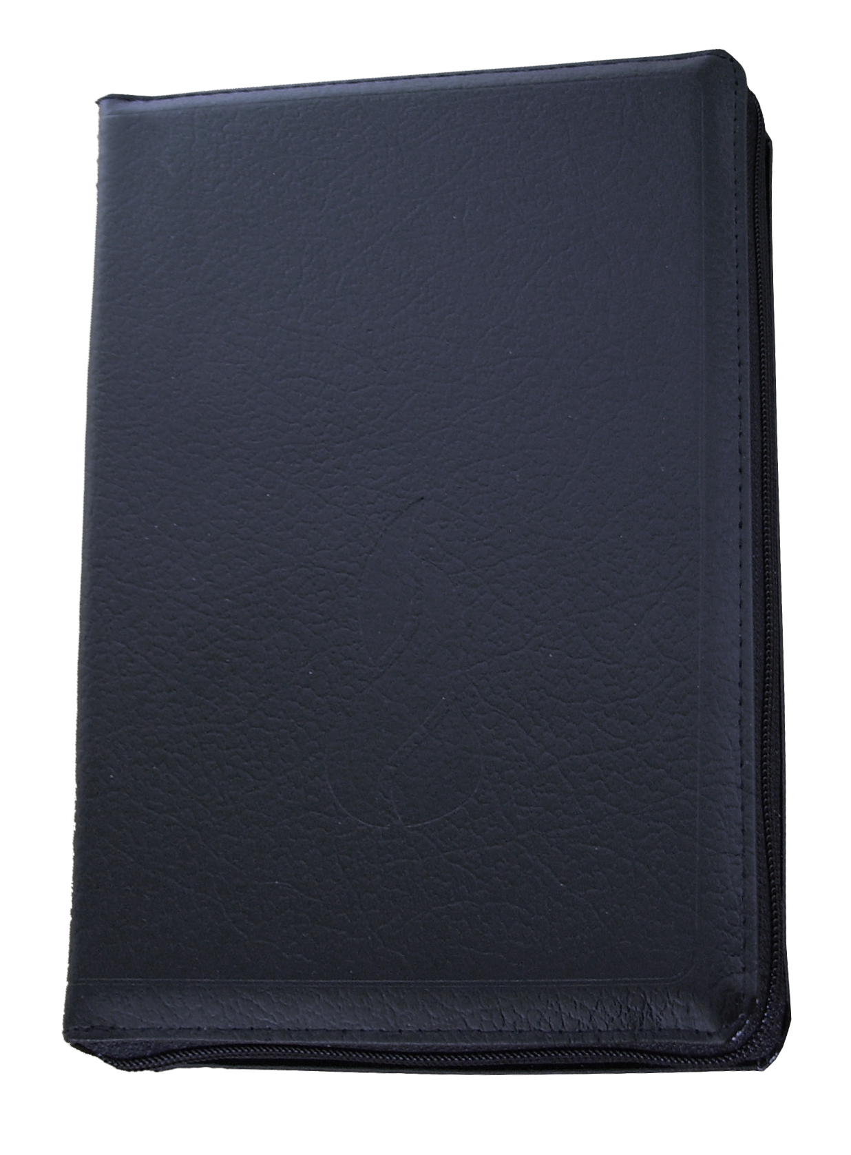 Bible Segond NEG, compacte, noire - couverture souple,fibrocuir, avec zipper et tranche or 