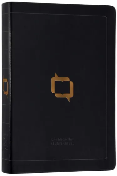 MacArthur Studienbibel Schlachter 2000 - Kalbsleder-Ausgabe (flexibler Einband), schwarz, edler...