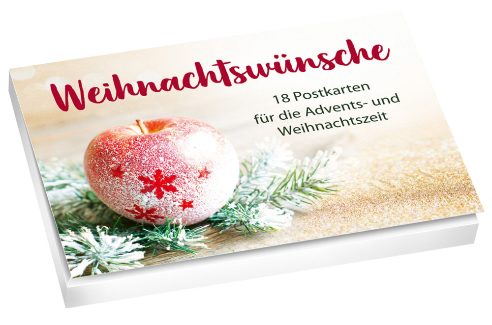 Weihnachtswünsche - Postkartensett - 18 Postkarten für die Advents- und Weihnachtszeit