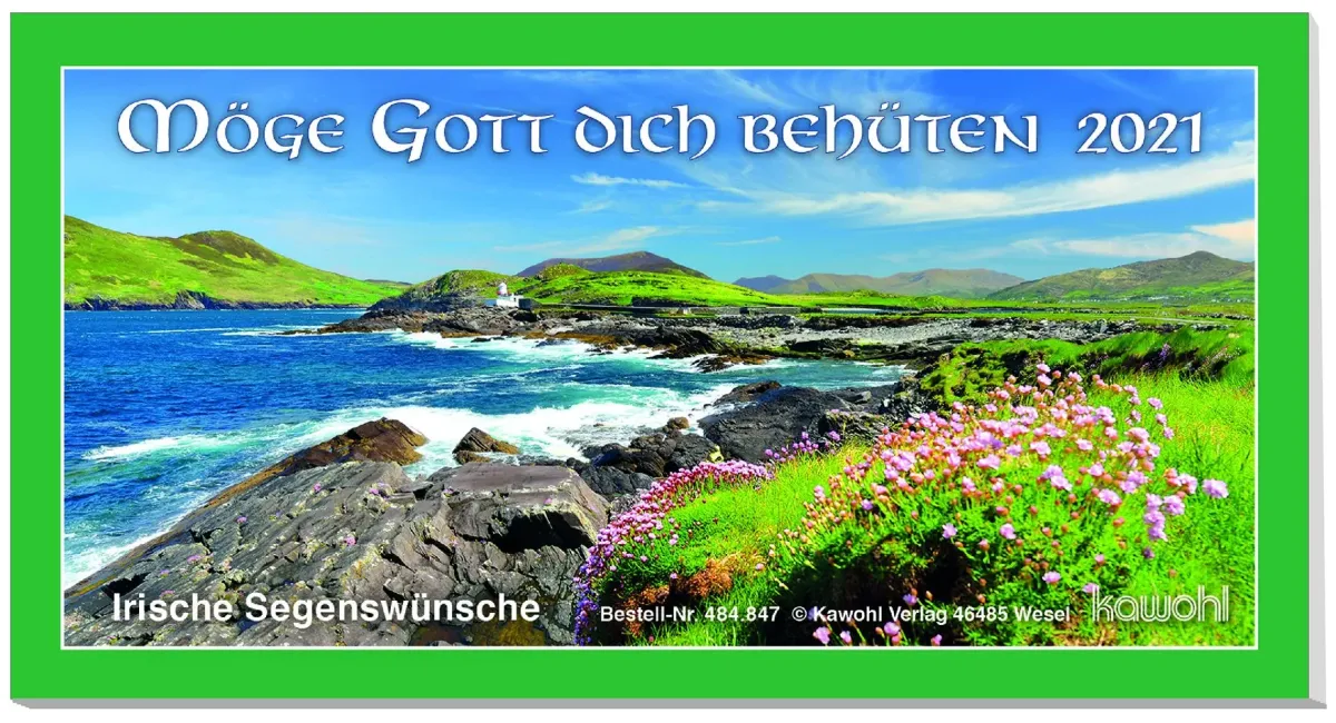 Irische Segenswünsche - Autokalender