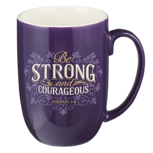 Tasse: Be Strong and Courageous - ca. 4.7dl