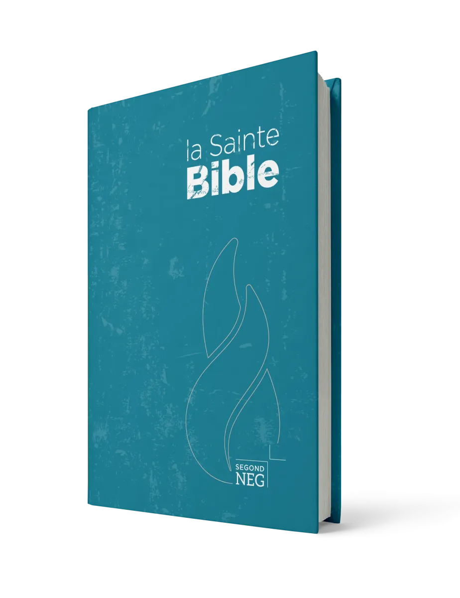 Segond NEG Bibel kompakt, französisch - bedrucktes Hardcover in Pazifikblau
