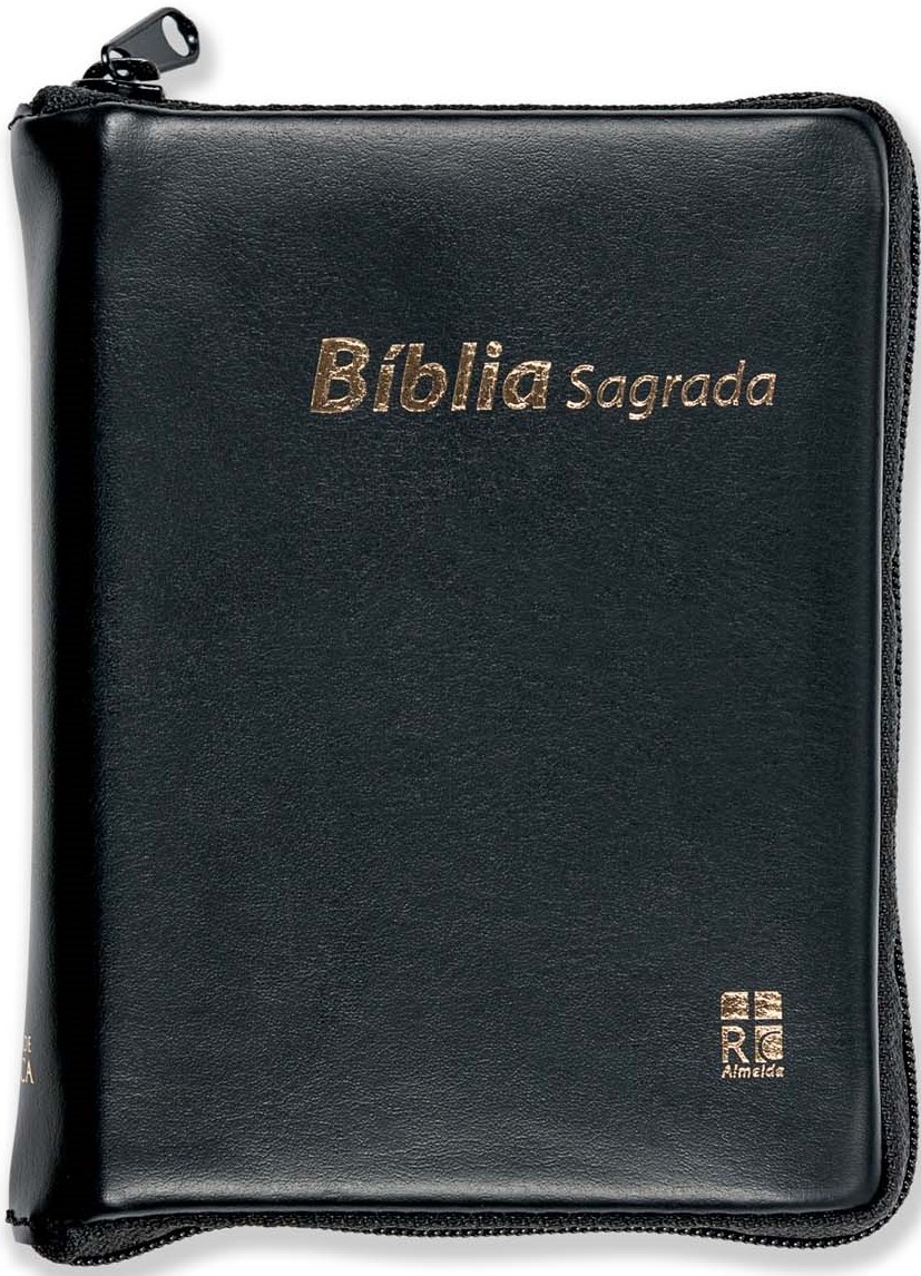 Portugiesisch, Bibel Almeida RC, DN 22Z - kompakt, vinyle schwarz, Reissverschluss [Almeida...