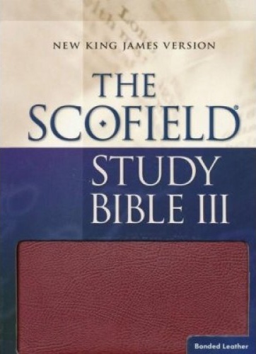 Englisch, Bible New King James Version, Scofield Study Bible III, Leder, bordeaux, Griffregister