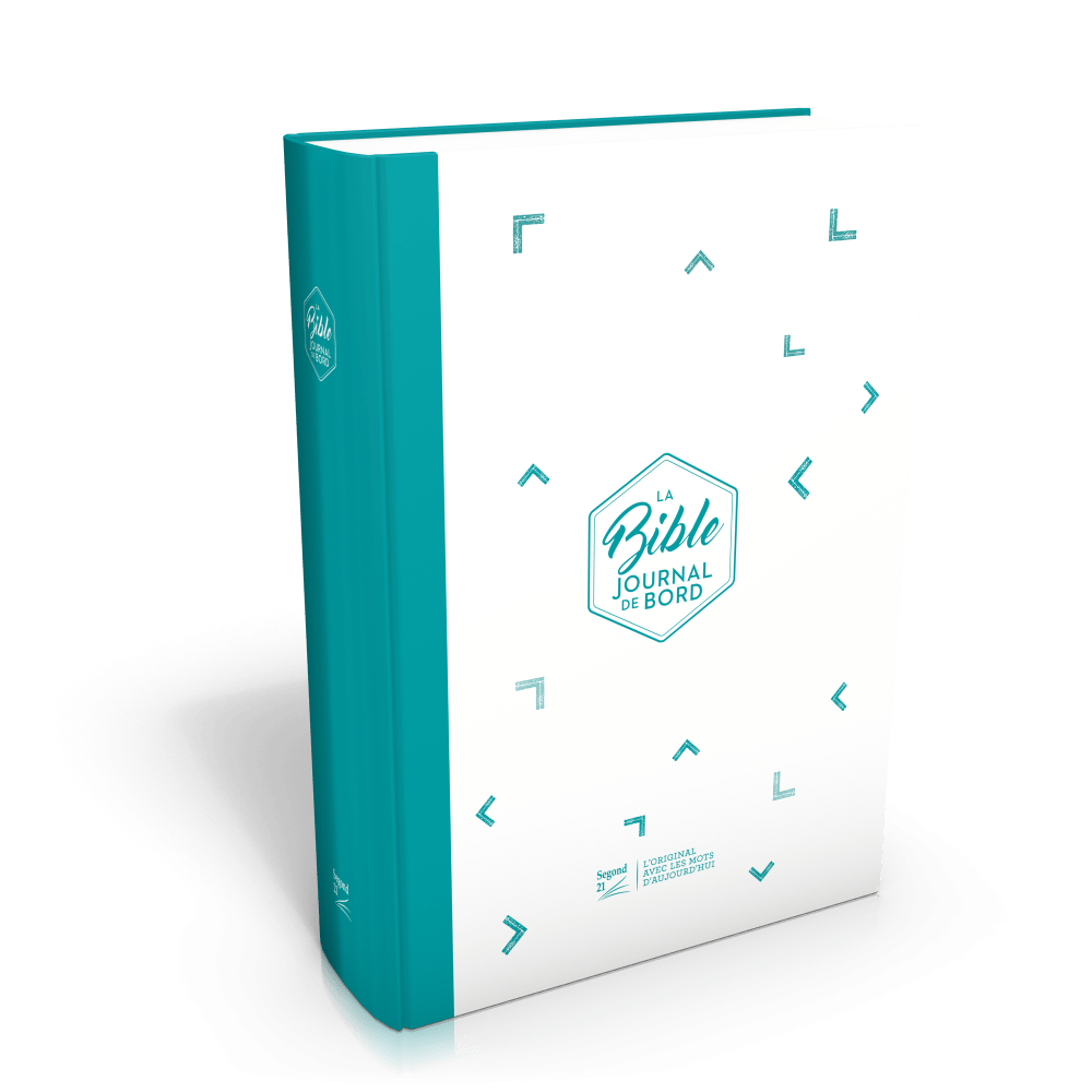 Segond 21 Bibel, Tagebuch, französisch - blau illustriertes Hardcover