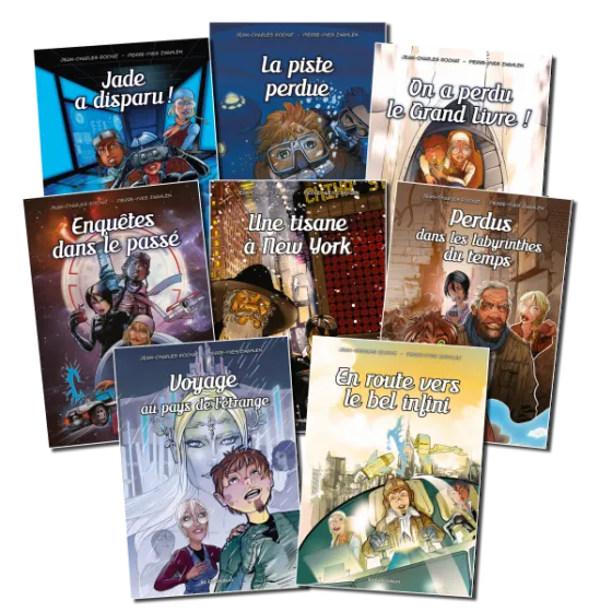 Explorateurs en BD (Les) - [pack de 8 livres]