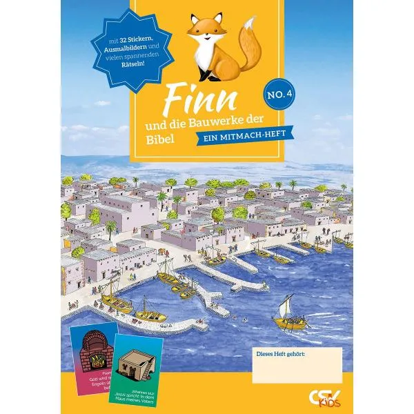 Finn und die Bauwerke der Bibel  - Teil 4 - Ein Mitmachheft