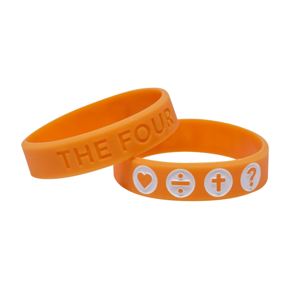 THE FOUR - Armband orange 150mm