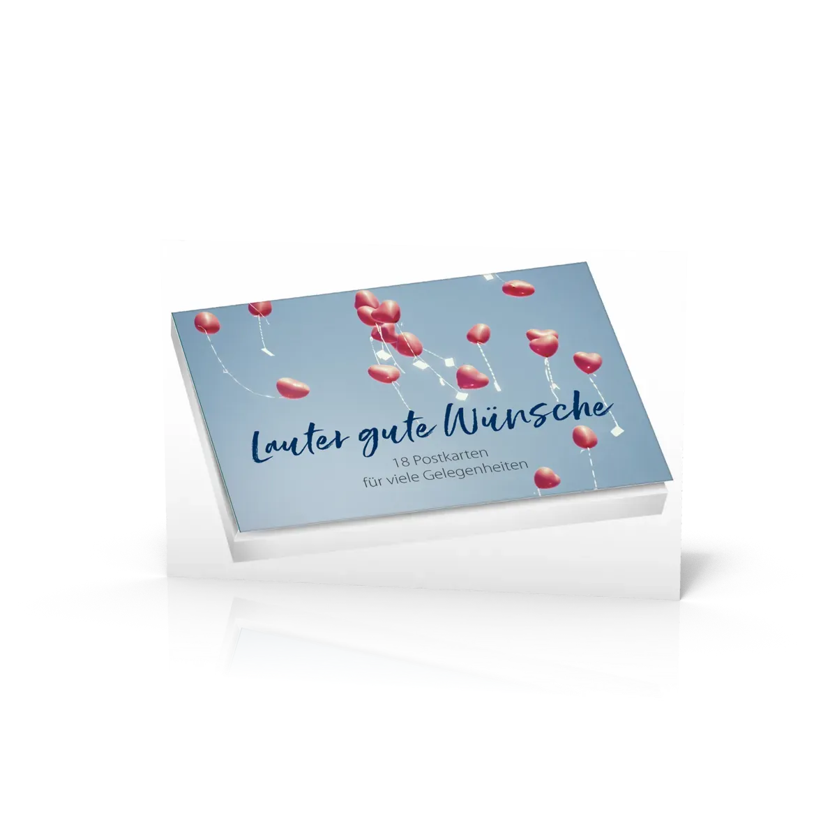 Lauter gute Wünsche - Postkartenset - 18 Postkarten für viele Gelegenheiten