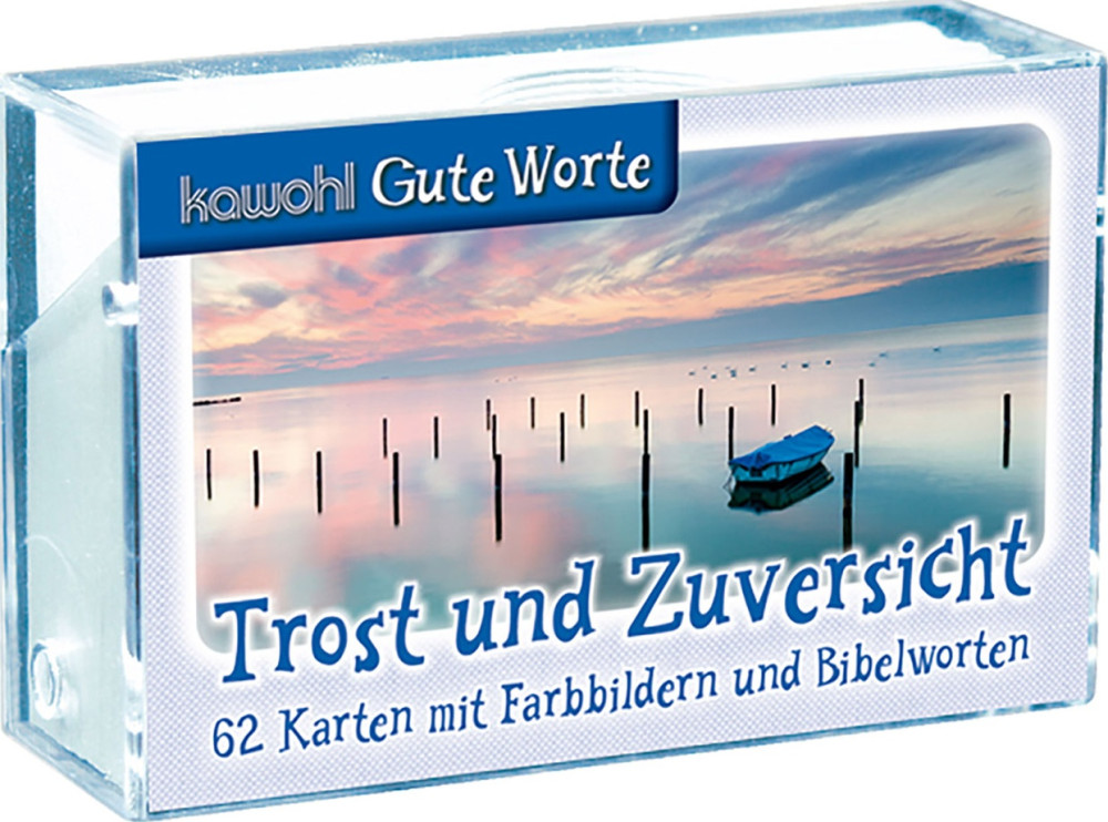 Trost und Zuversicht - 62 Karten mit Farbbildern und Bibelworten - Gute-Worte-Box